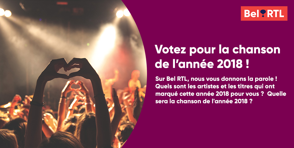 Votez pour la chanson de l'année Bel RTL