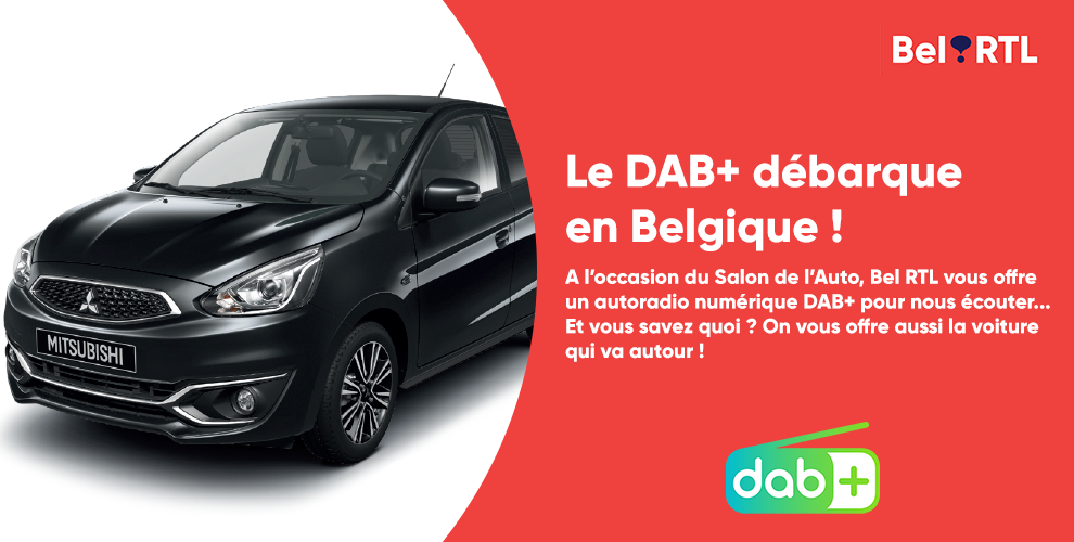 Gagnez un autoradio numérique DAB+ et la Mitsubishi Space Star qui va autour