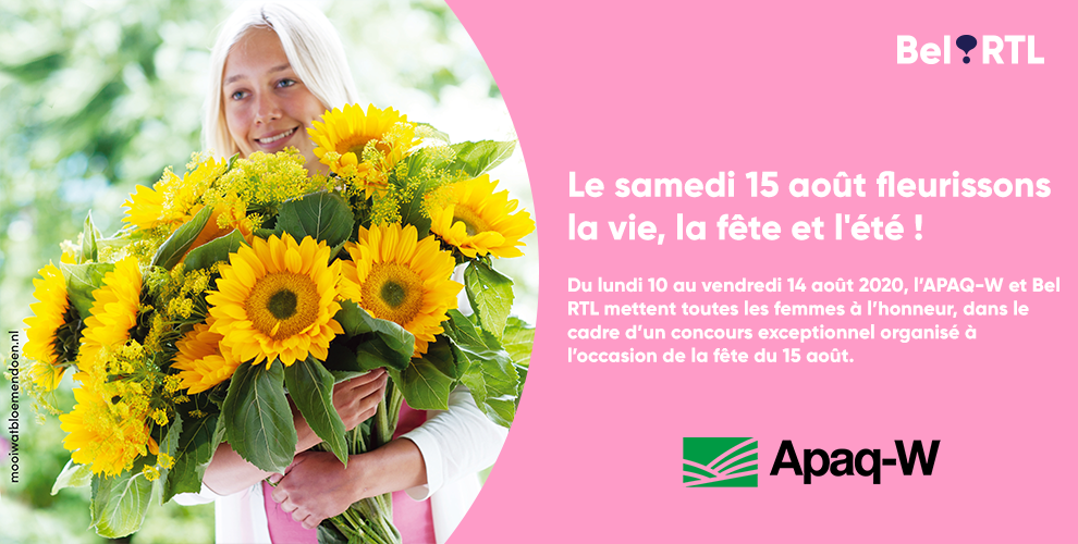 Le samedi 15 août fleurissons la vie, la fête et l'été !